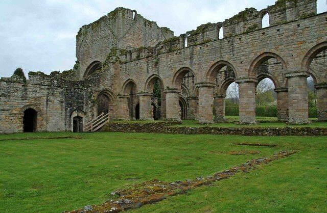 Buildwas Abbey - tower and part of north side of nave The abbey was in use for about 400 years until it was dissolved by King Henry VIII in 1535. Being quite near the Welsh border, it did suffer from raids from the Welsh. In 1350 the abbot was kidnapped by raiders from Powys. In 1403 the abbey's estates were laid waste by the followers of Owain Glyndwr.