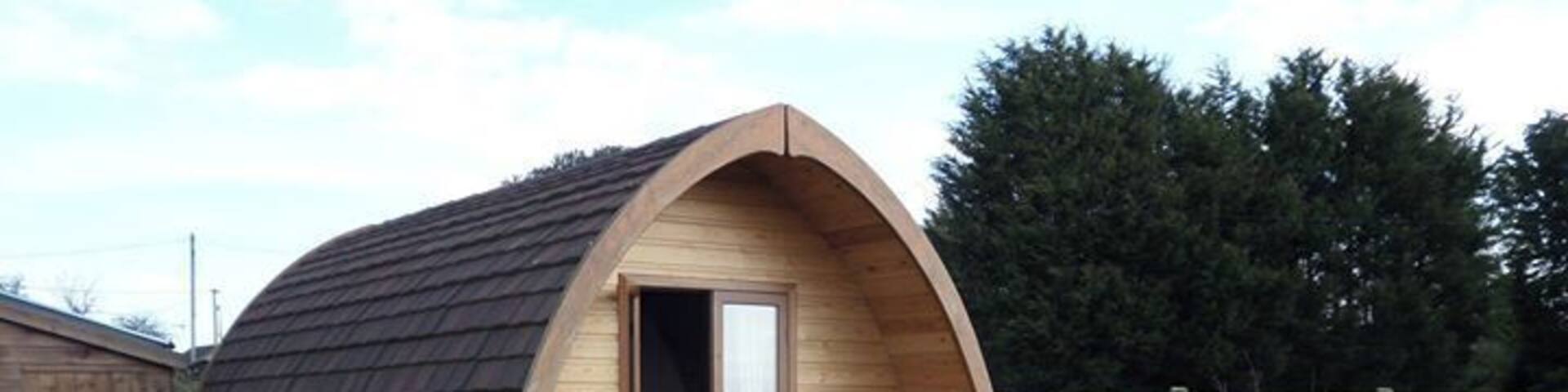 Lee Wick Farm Glamping Pod 1. A test night away to see if we and Reggie are ready for a holiday away.