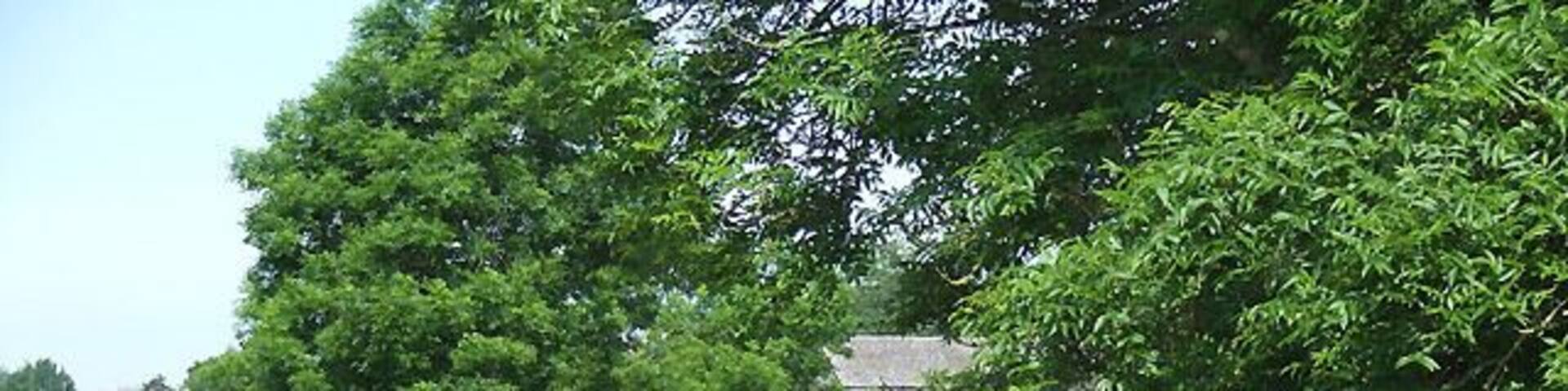 Grand Union Canal, Braunston, Northamptonshire Looking towards Lock No 2, just out of sight round the bend of the canal.