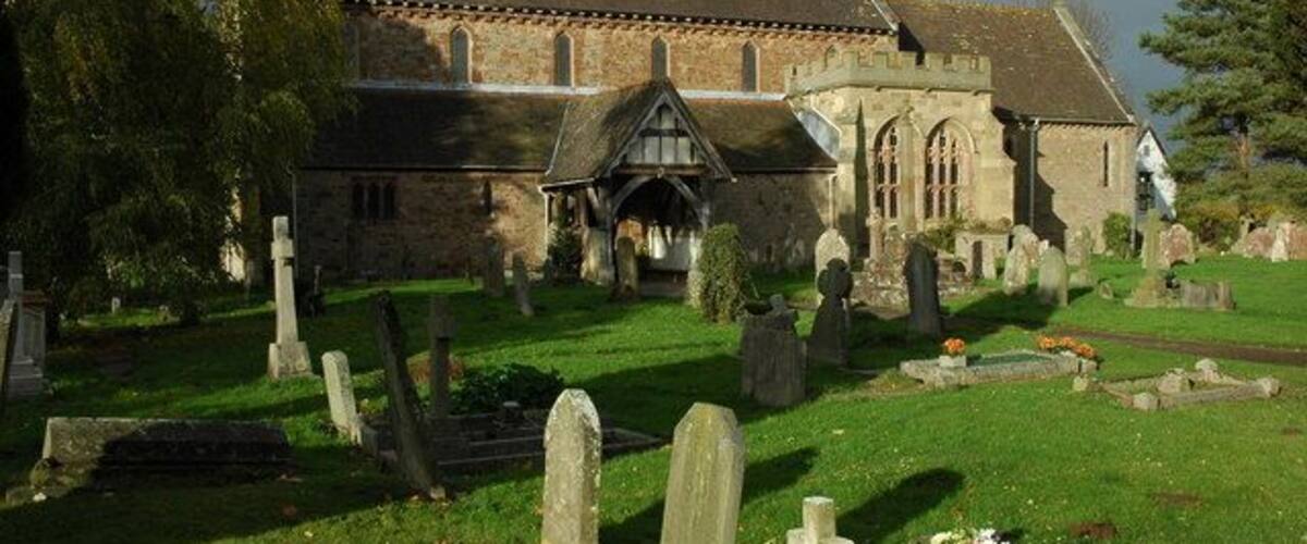 Holy Trinity Church, Bosbury The church is unusual in that the tower is detached from the main body of the church.