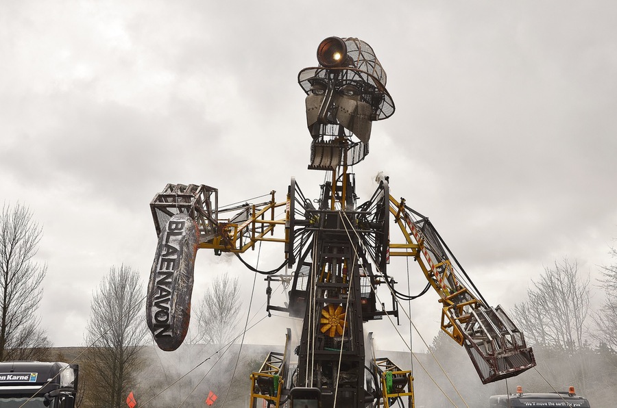 Man Engine Tour of Wales. April 2018.
Amazing Piece of Machinary.