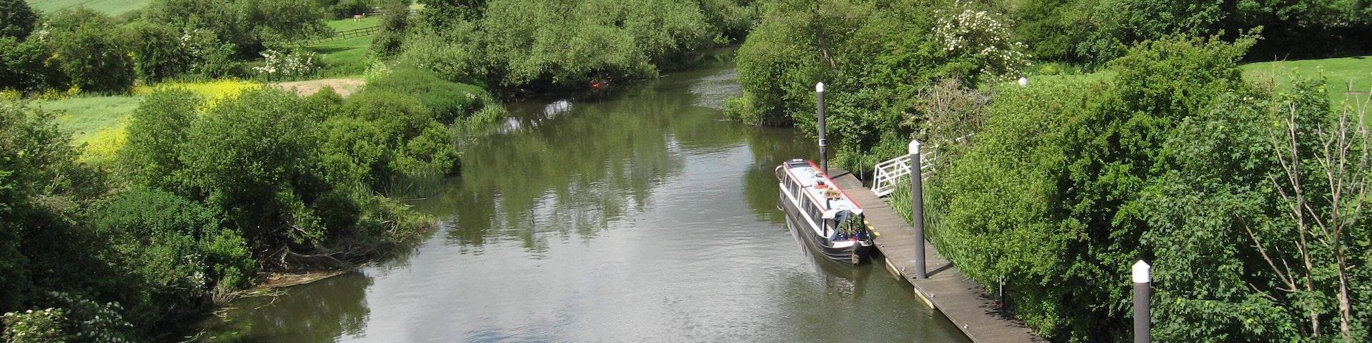 River Avon from railway bridge.