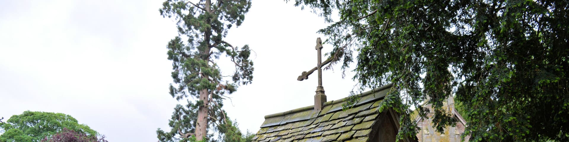Photograph of the lychgate at Middleton Chapel, Shropshire, England
