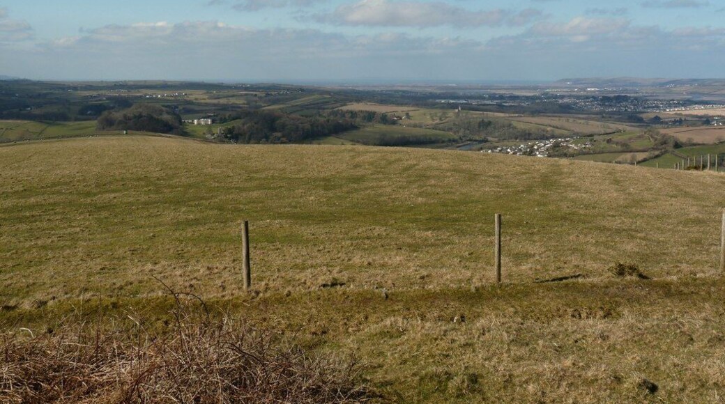 A view towards Tawstock from the monument on Codden Beacon. See also: 1749270