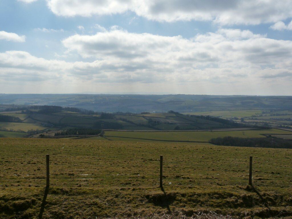 A view south from the monument on Codden Beacon. See also: 1749698