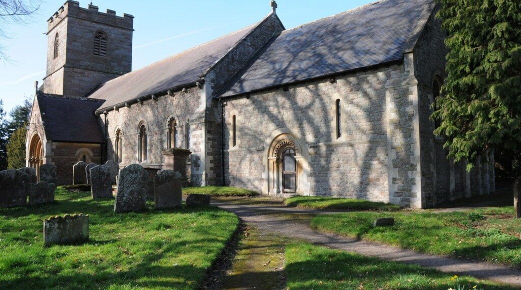 Parish church of St Mary the Virgin, Bishop's Frome, Herefordshire, seen from the southeast
