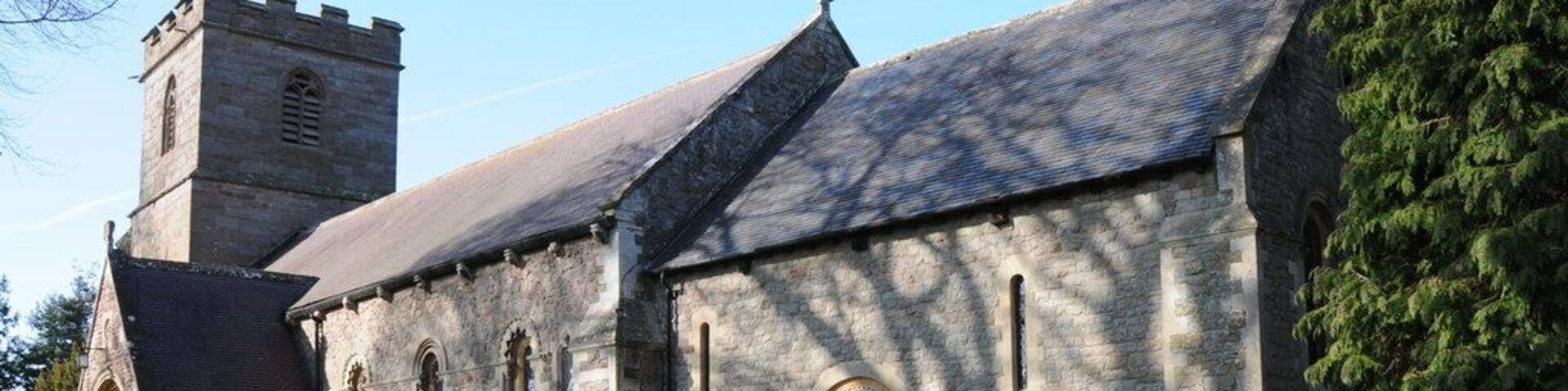 Parish church of St Mary the Virgin, Bishop's Frome, Herefordshire, seen from the southeast