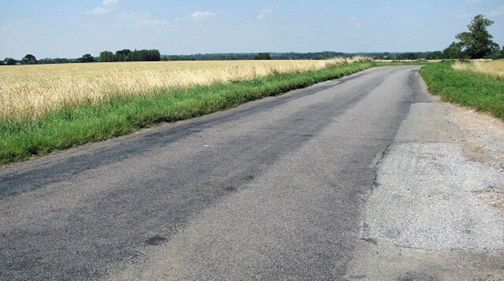 Foxley Road. Foxley road turns off the A1067 (Fakenham Road) opposite the water tower > 896252. Somewhat paradoxically the road does not lead to the village of Foxley, which is situated a couple of kilometres further to the southeast, but to the village of Foulsham, roughly two kilometres to the north.