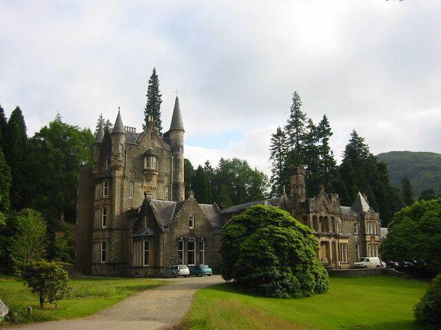 Benmore Lodge. Within the grounds of Benmore Botanic Gardens; used as an Outdoor Centre.