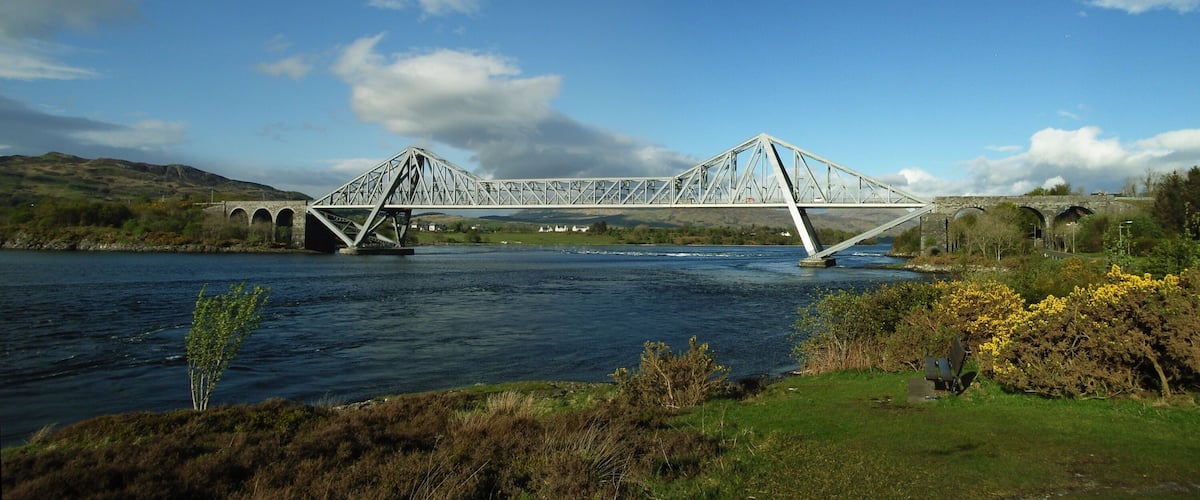 Connel Bridge and Falls of Lora.