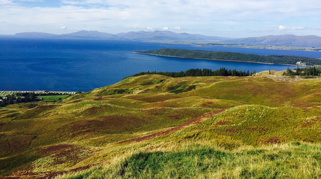 Ben Lore lookout. Great views of Mull Island, Connel and other areas