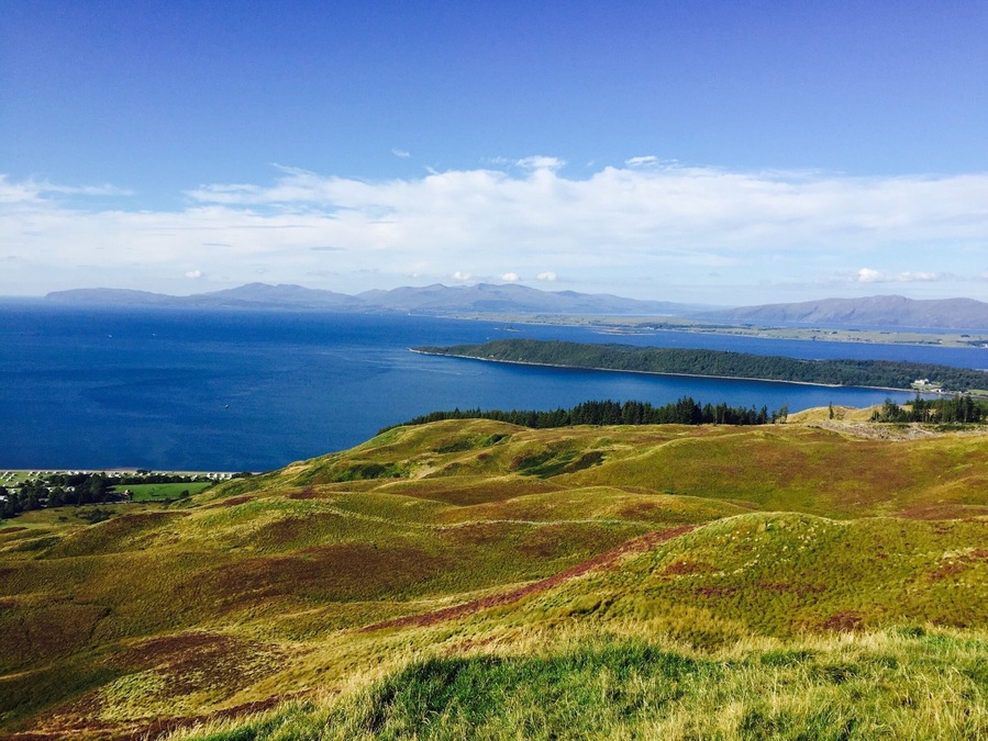 Ben Lore lookout.  Great views of Mull Island, Connel and other areas