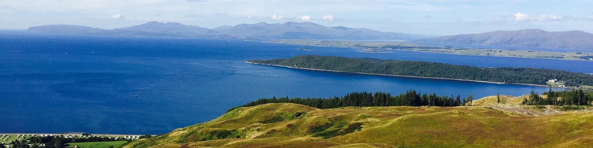 Ben Lore lookout. Great views of Mull Island, Connel and other areas