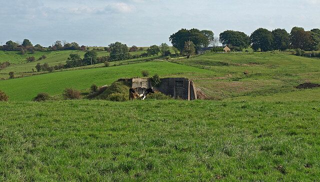 Disused Quarry View over disused quarry to Nettlehirst.