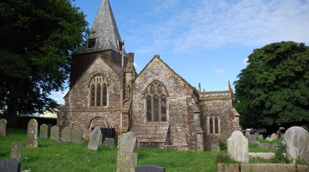 Parish church of St George and All Saints, Beaford, Devon, seen from the west