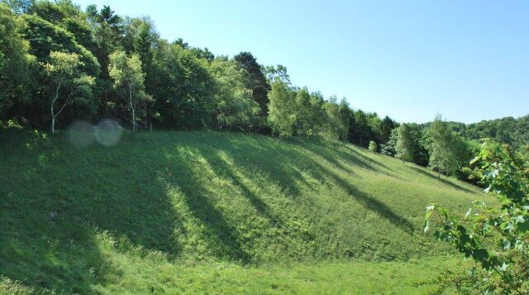 Ravensburgh Castle Hill fort The castle itself is on private land this is the view of it taken from public land.