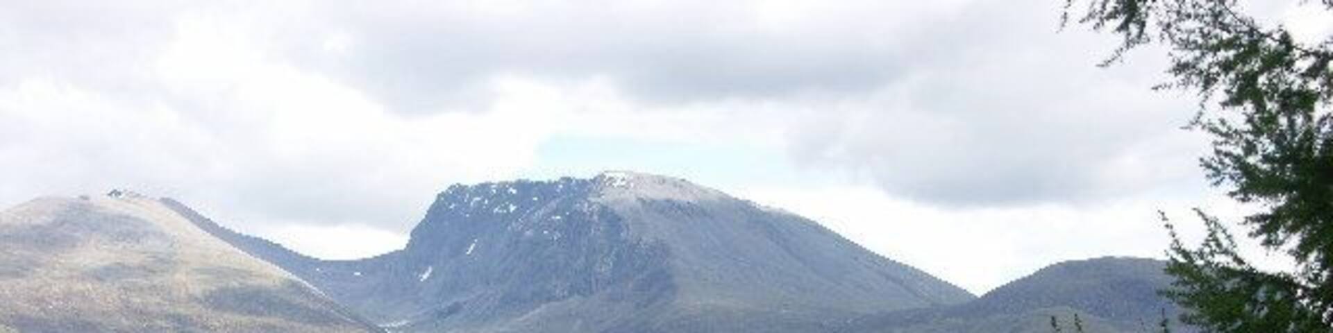 Ben Nevis from Muirshearlich.