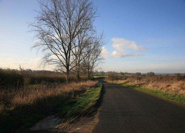Country Road looking west nr Aston Grove