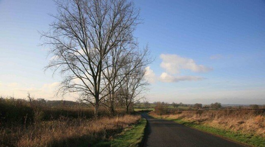 Country Road looking west nr Aston Grove