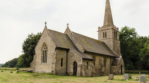 Grade II*listed One of four churches with this dedication in Lincolnshire, Saint Hybald was a Saxon Saint who died in circa 690. The church dates from the 12th century onwards, and once belonged to the Knights Templar. It was partly rebuilt in the mid 19th century following a fire. There is a west tower with a spire, nave, north porch, chancel, and vestry. The tower dates from the 13th century, although has been much restored. There is a battlemented parapet with gargoyles and recessed octagonal spire with one tier of lucarnes. There are five bells. The nave has a three bay arcade, however the north aisle has gone and a wall was built just north of the piers. The north door has a 13th century arch with dogtooth decoration. The font is from the early 14th century being a hexagonal bowl on a square base decorated with fleurons. At the west end of the nave there is a fragment of a tombstone to Isabel de la Launde from c. 1400. The nave roof is a 19th-century hammer beam with carved Angels. The chancel contains a monument to Edward King, died 1617, and his two wives. On the opposite wall is the other half of the original monument, namely his children. It was originally all one. There is a small single manual organ attributed to Flight and Robson from the early 19th century.