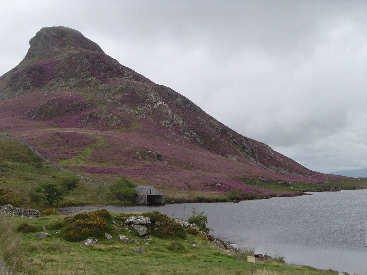Cregennan lakes above the tiny village of Arthog on the way up to Cadair Idris