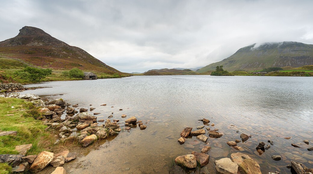 Cregennan Lakes on the slopes of Cadair Idris