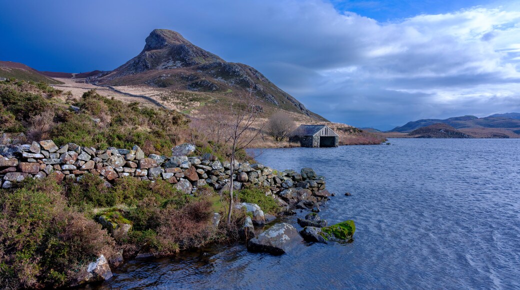The Boathouse on Llynnau Cregennen near Arthog, Wales