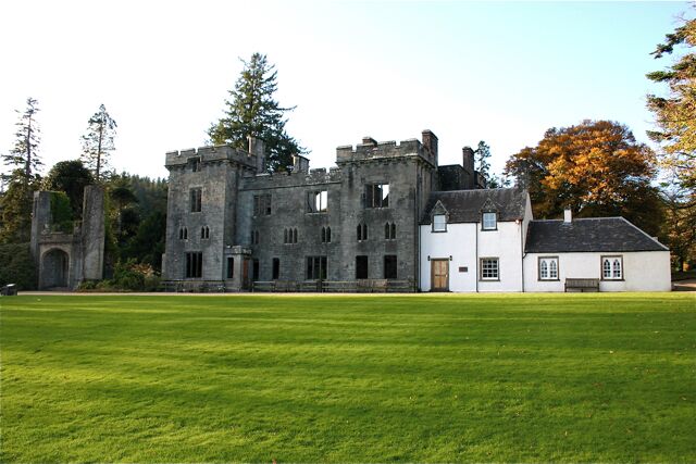 Armadale: Armadale Castle The ruins of Armadale Castle. The renovated, white section to the right is part of the Clan Donald Centre.