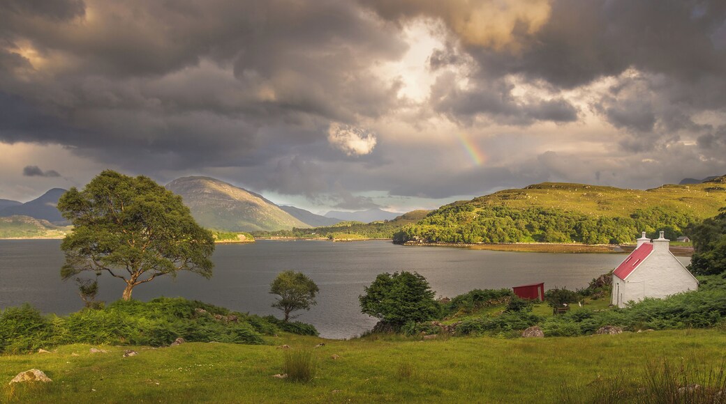 I've just spent an amazing weekend in the North West Highlands of Scotland. Who can resist scenes like this when the skies are so conducive?