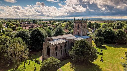 HDR image of All Saint Church in Alrewas taken with DJI Mavic Pro #bvstrove #instone