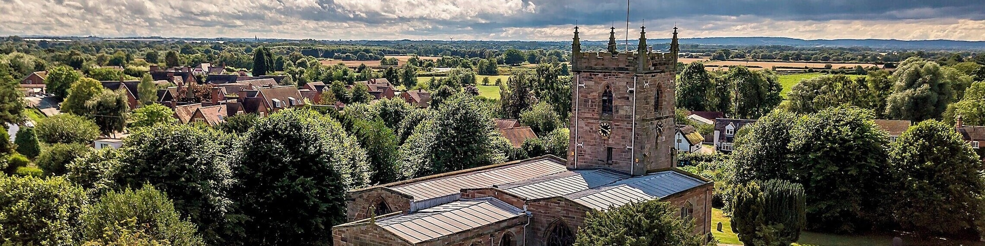 HDR image of All Saint Church in Alrewas taken with DJI Mavic Pro #bvstrove #instone