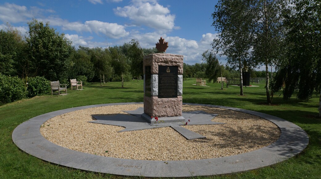 Royal Canadian Air Force Memorial at the National Memorial Arboretum, Alrewas, Staffordshire, England.