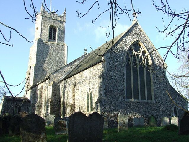 All Saints Alburgh The church of All Saints Alburgh, Norfolk for more info see http://www.norfolkchurches.co.uk/alburgh/alburgh.htm