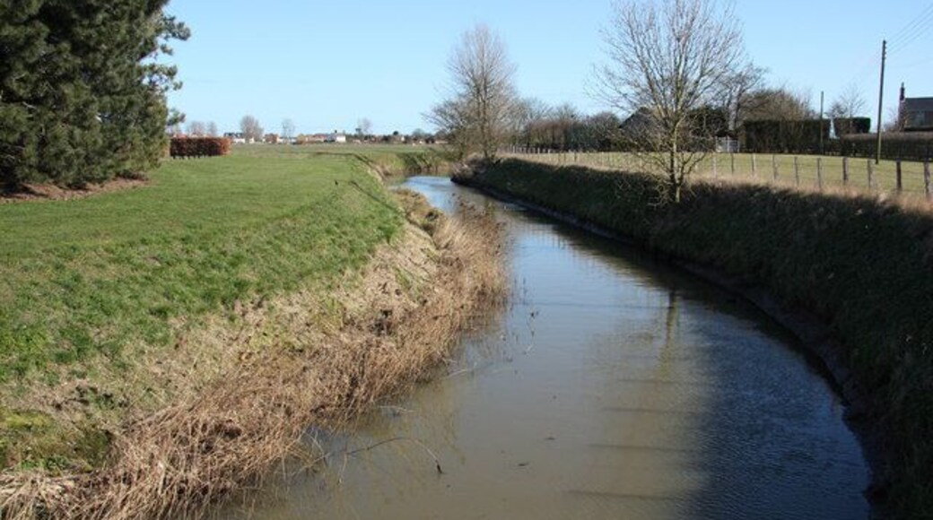Main Drain View E from the bridge in Addlethorpe