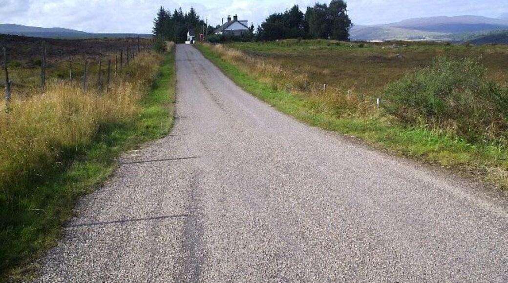 The Old School House. It has a phone box and a mail box! that was the first phone box I saw on this road.
