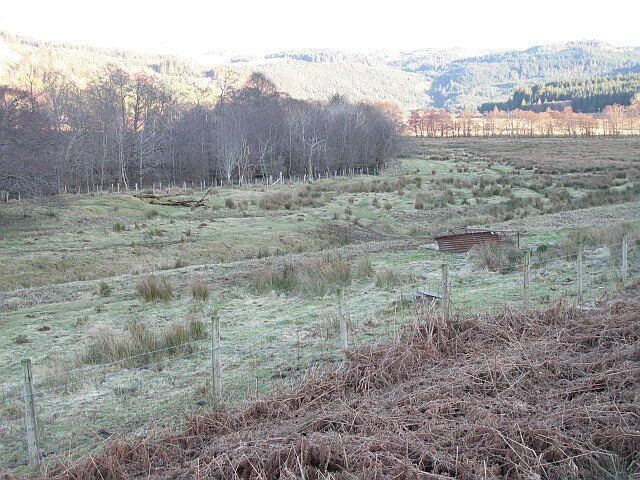 Pasture, Braeintra Along the Allt Cadh an Eas and Braeintra Burn, damp pastures.
