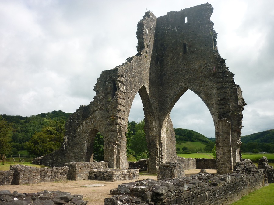 Talley Abbey near Llandeilo in Carmarthenshire, Wales.