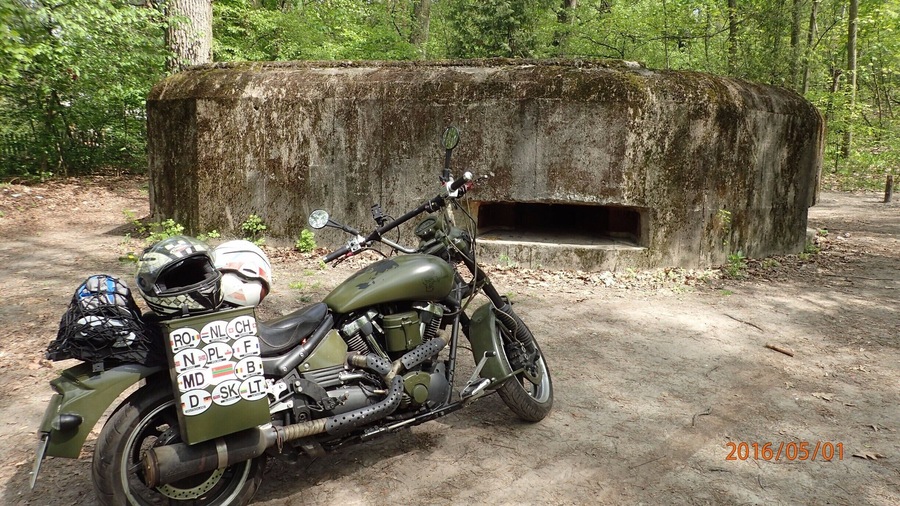 This is a well preserved bunker made by the Soviets in 1936 as part of the then Stalin Line