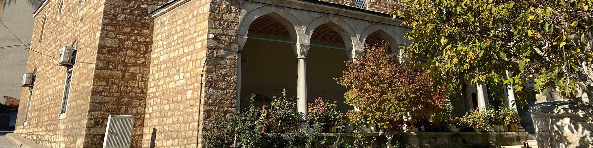 Celebi Sultan Mehmet Mosque, located in Hayrabolu, Turkey, was built in 1419.