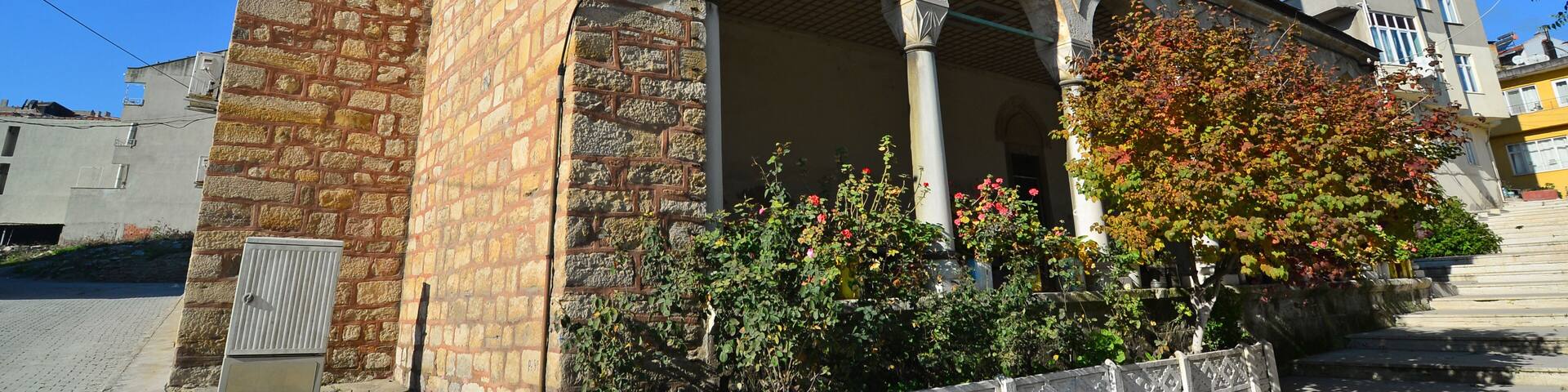 Celebi Sultan Mehmet Mosque, located in Hayrabolu, Turkey, was built in 1419.