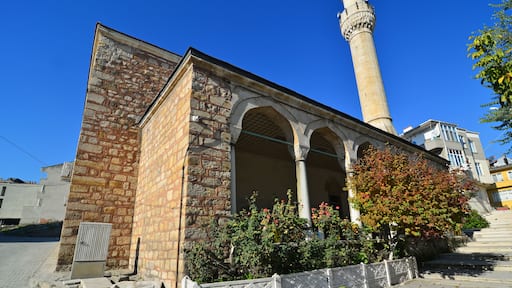 Celebi Sultan Mehmet Mosque, located in Hayrabolu, Turkey, was built in 1419.