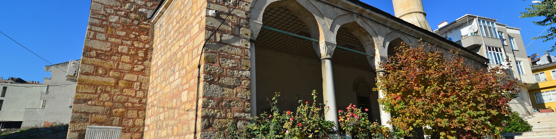 Celebi Sultan Mehmet Mosque, located in Hayrabolu, Turkey, was built in 1419.