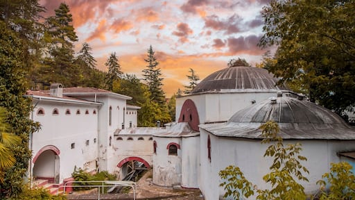 Termal Park view in Termal, Yalova. Termal has populer thermal spring in Turkey