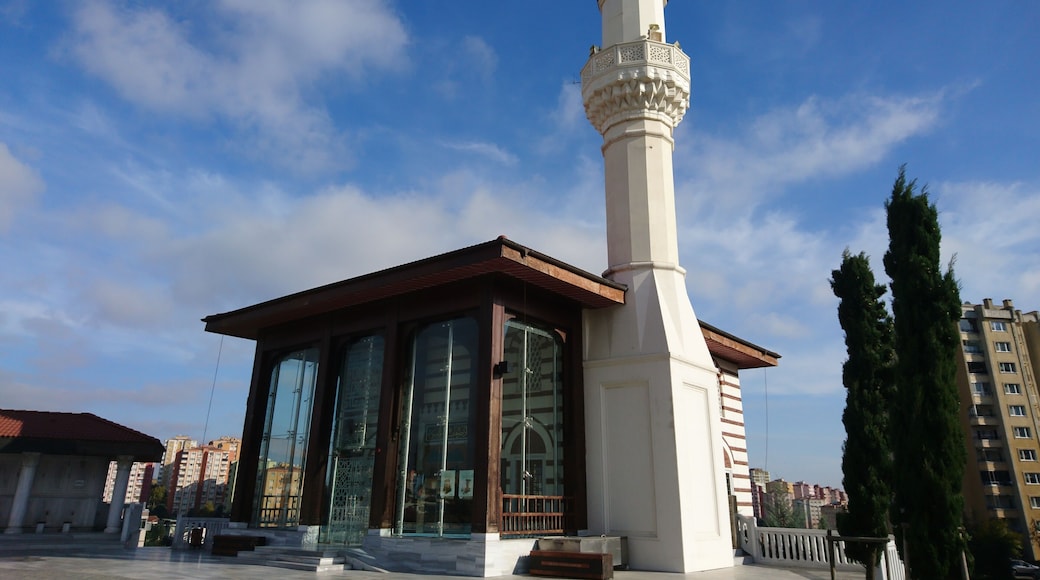 mosque monument at istanbul basaksehir