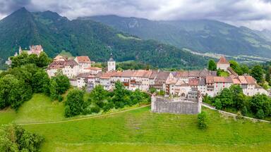 Gruyeres Castle and village, Switzerland