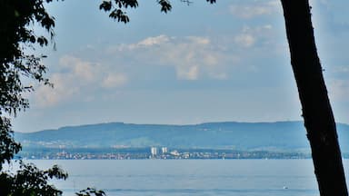 Blick über den Bodensee nach Immenstaad (NICHT Friedrichshafen)
