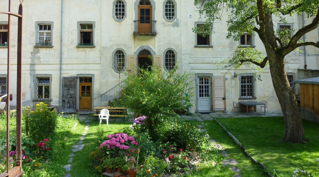 de:Soglio GR: Palazzo Salis Rückseite