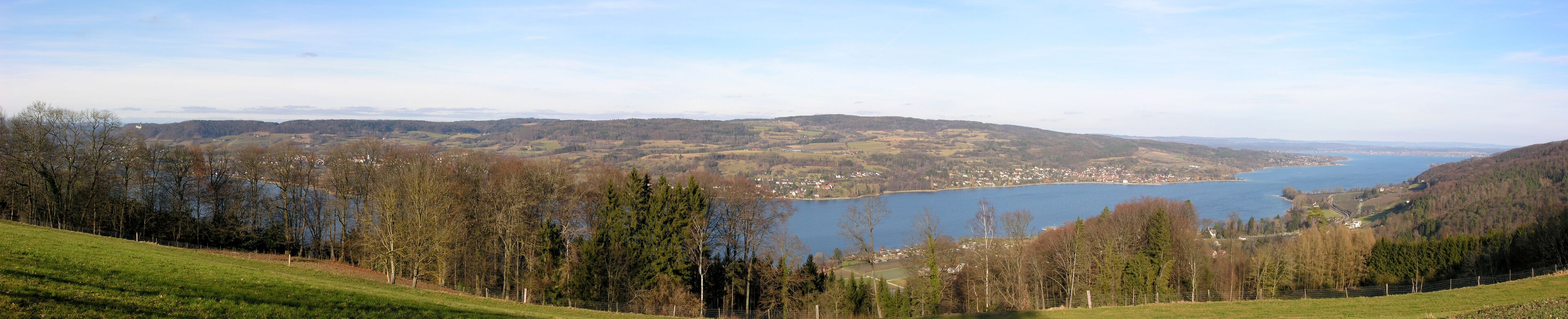 Switzerland, Thurgau, Lake Constance seen from Klingenzell
