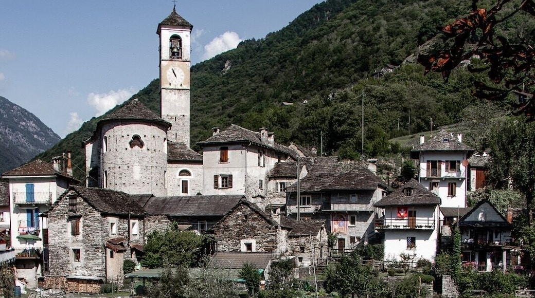 The village of Lavertezzo in Valle Verzasca.