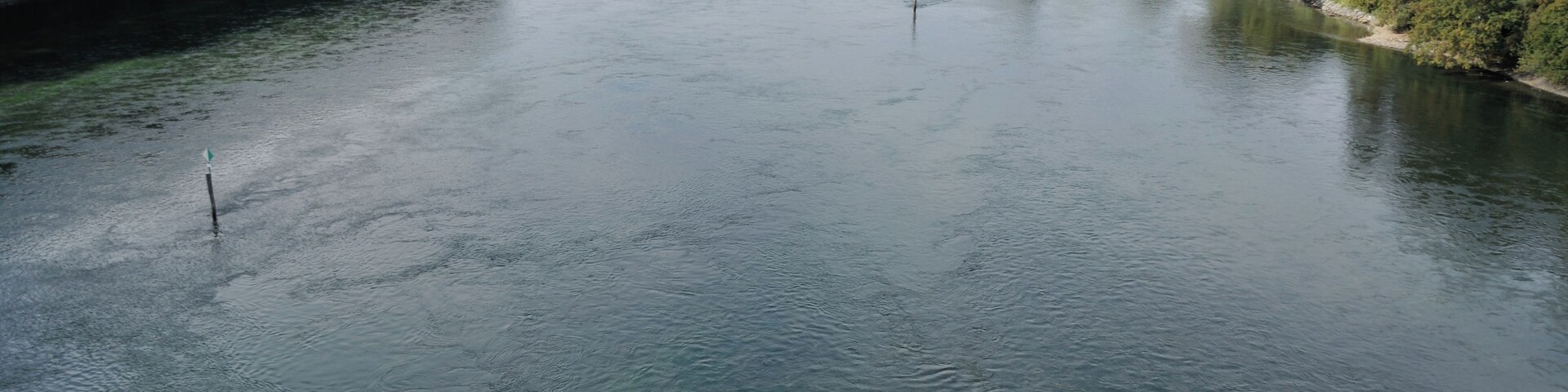 Switzerland, Canton of Schaffhausen, views along the museum railway line between Rielasingen (Germany) and Etzwilen (Switzerland)